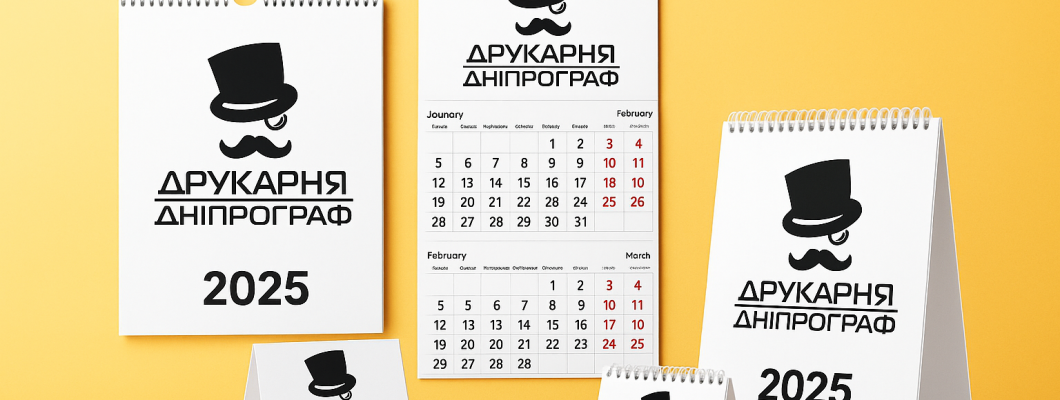 Брендовані календарі - стильна реклама на рік Брендовані календарі - стильна реклама на рік